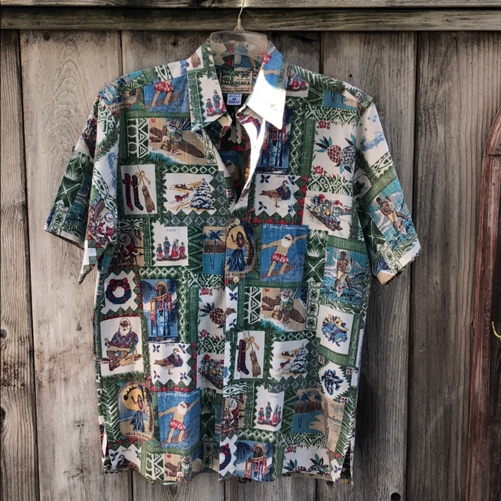 Reyn Spooner Xmas Hawaiian 🌺 shirt